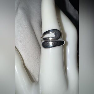 Vintage Taxco Sterling Ring Marked MEXICO, D.M.F., 925 w/ Eagle Stamp, size 6